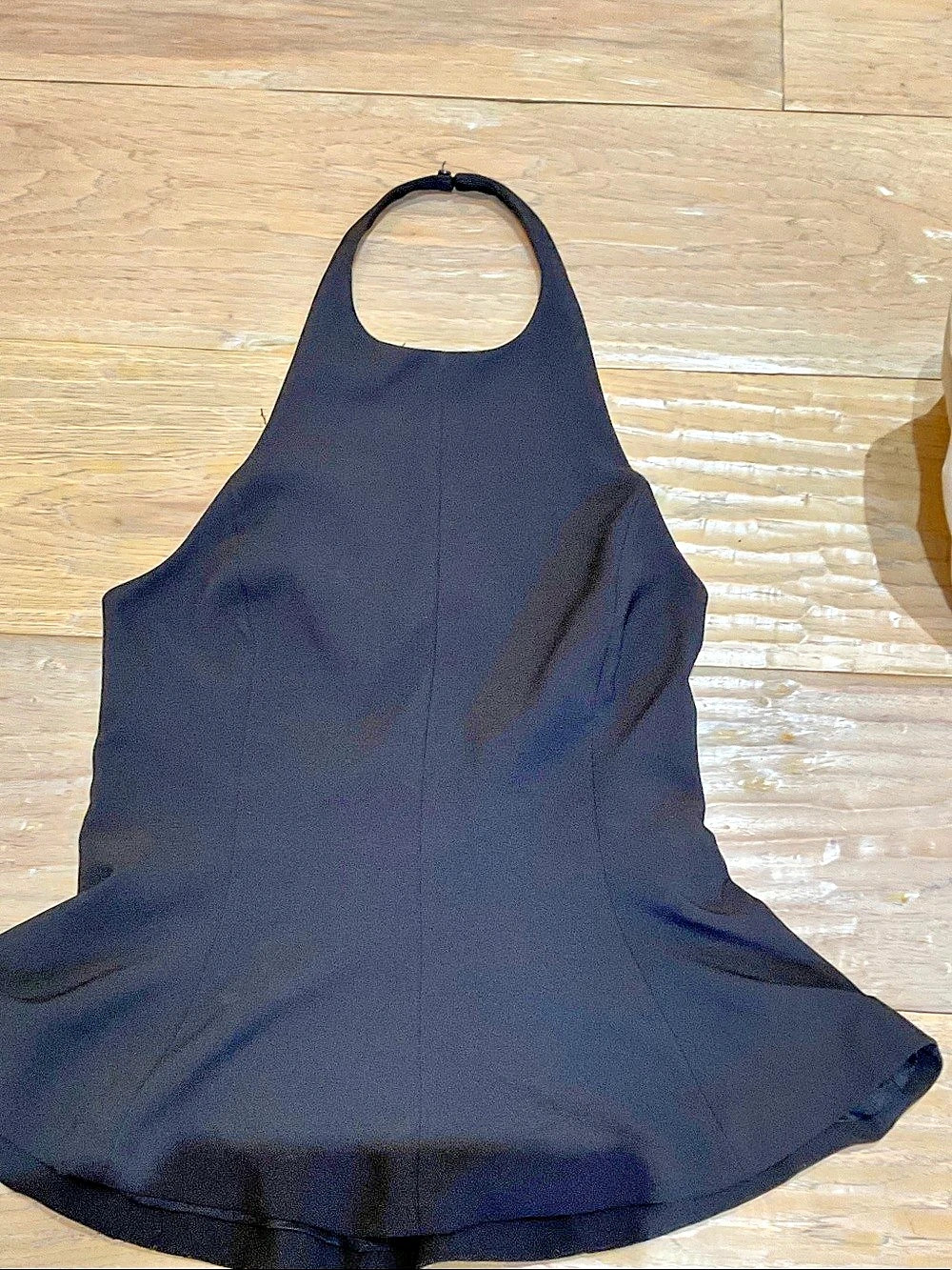 Zara Halter Mini Dress in Black Size Medium Like New